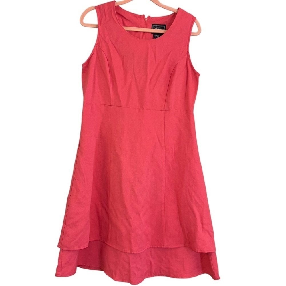 Vintage Katlyn Apparel Coral A-line Conservative Shift Dress Women’s 12 Workwear